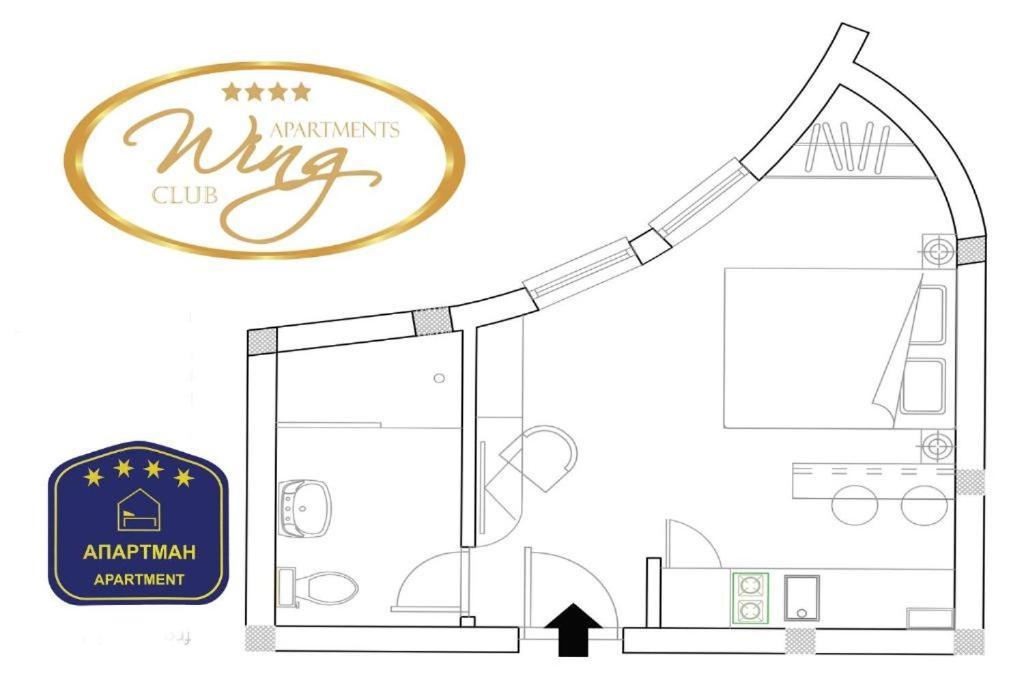 Wing Club Dajana Aparthotel Jagodina Esterno foto